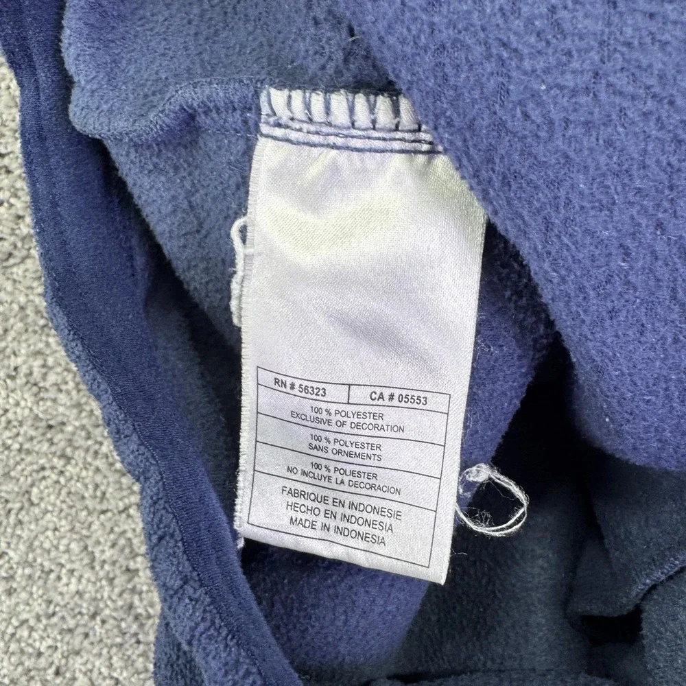 Nike Sweatpants Womens Small Blue Fleece Straight Elastic Waist Pockets Logo Y2K